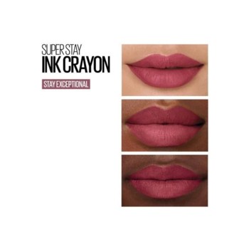Помада-стік для губ Maybelline New York Superstay Matte Ink Crayon, №25 Stay Exceptional, 1.5 г, бренд: 