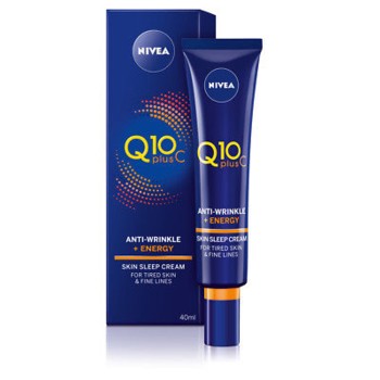 Нічний крем проти зморшок для шкіри навколо очей NIVEA VIS  Q10 Plus C + ENERGY Зволожуючий, 40 мл, бренд: 