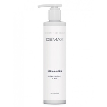 Гель для обличчя  Demax Очищуючий для комбінованої шкіри АНА Derma norm cleansing gel, 250 мл, бренд: 