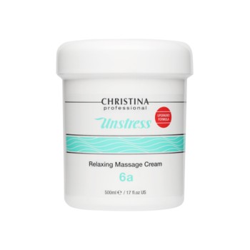 Розслабляючий масажний крем Christina Unstress Relaxing Massage cream (шаг 6a), 500 мл, бренд: 